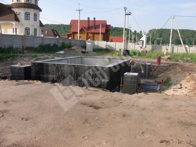 Приямок для батута. Компания «ТСН-Строй»