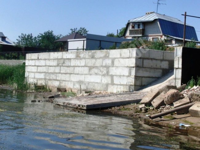 Подпорная стена без Ж.Б. упоров. Компания «ТСН-Строй»