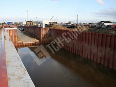 Подпорные стены из трубошпунта